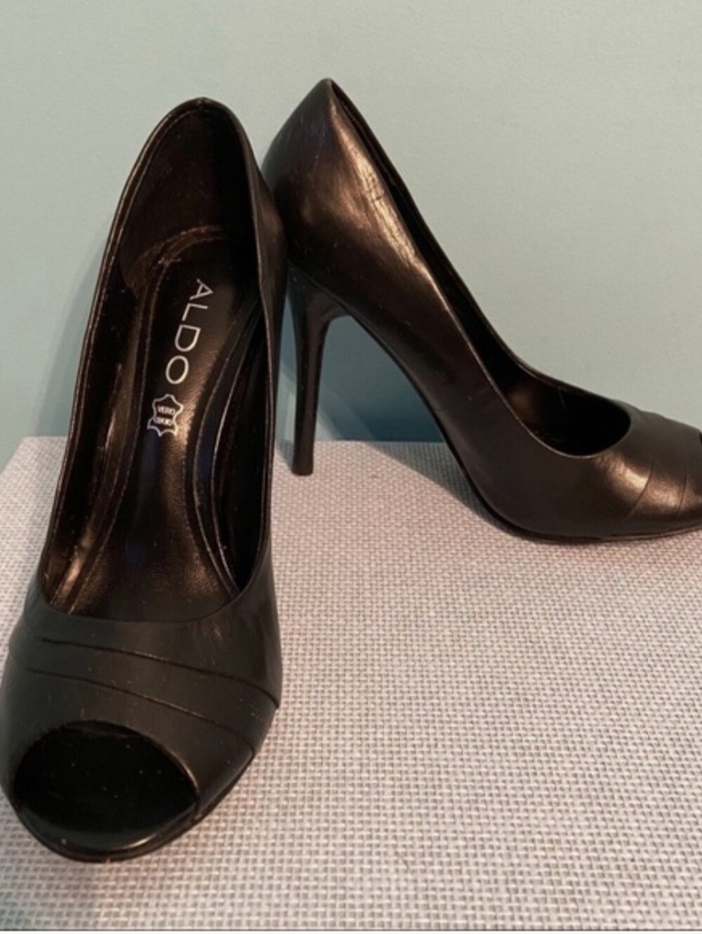Aldo open toe heels
